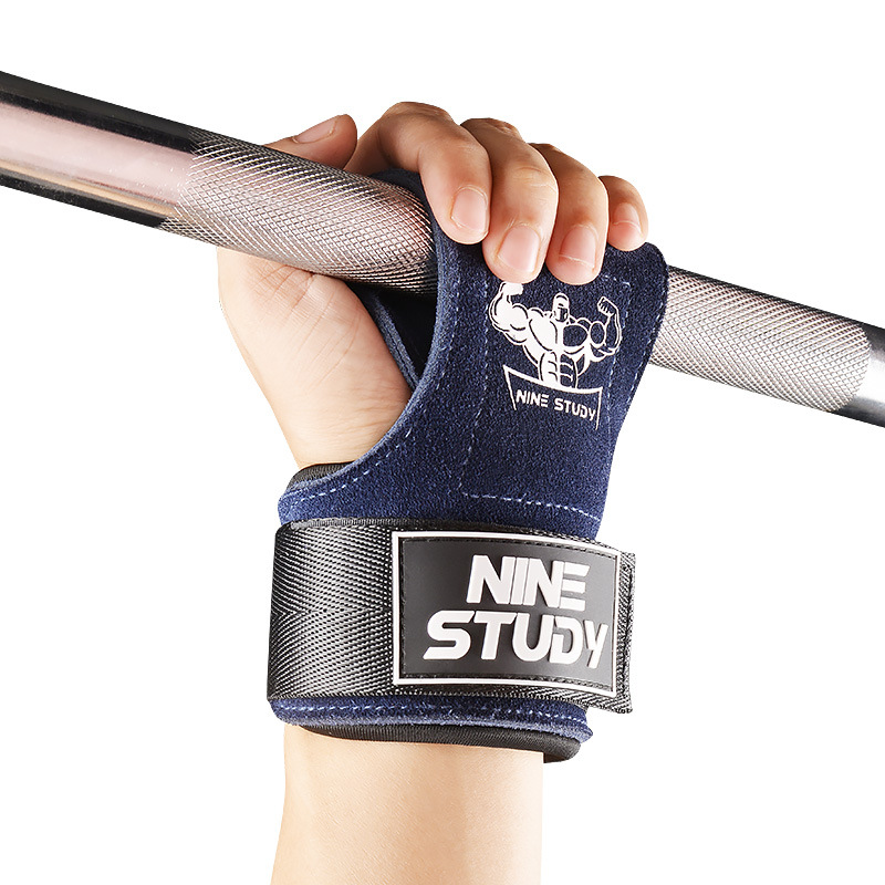 Weightlifting Gloves - New Leather Gym Gloves Pull-ups Lifting