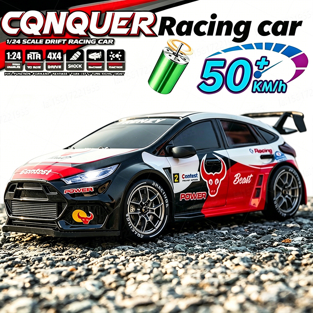 1:24 4WD 50KM/H RC Car Stunt D - Victor Racket Jetspeed recension och pris