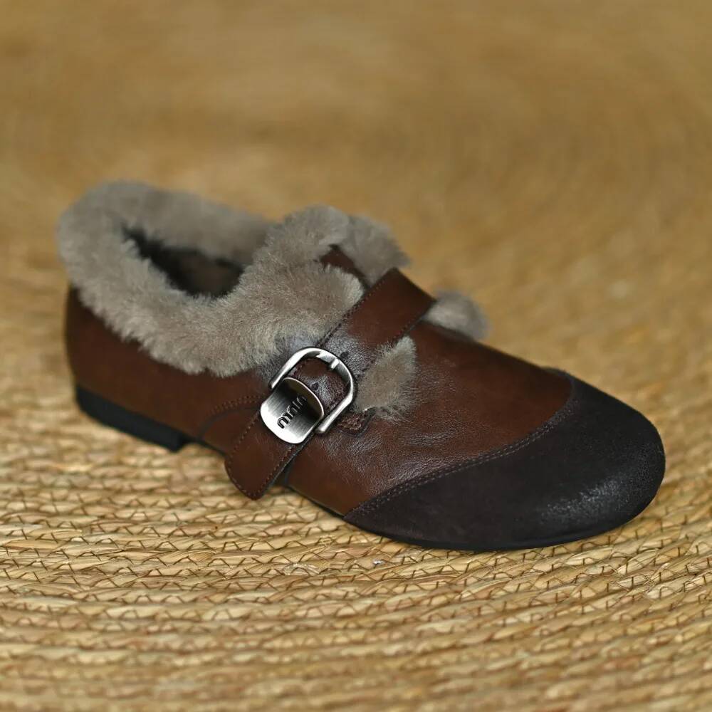 Fur Women's Loafers Leather Su - Crossfit Belt recension och pris