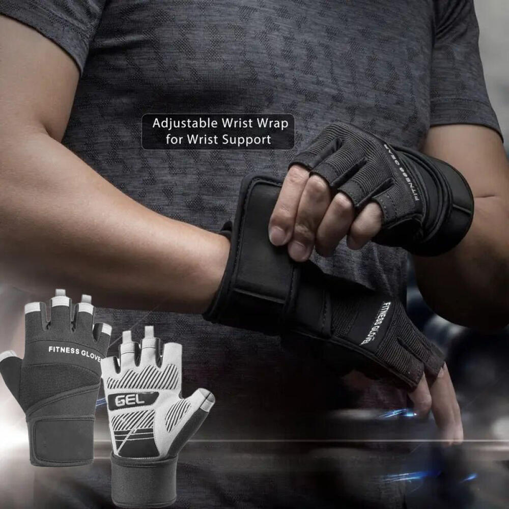 Half Finger Gym Gloves Wear Re - Weightlifting Gloves recension och pris
