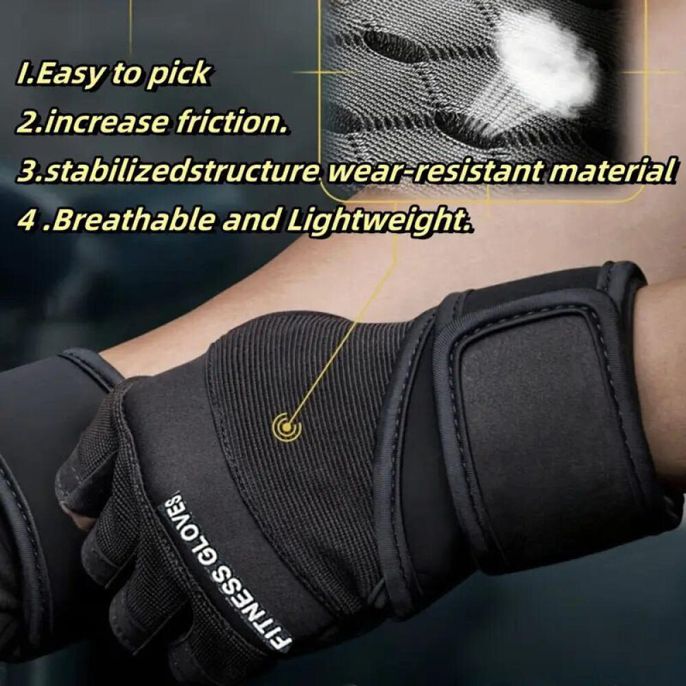 Half Finger Gym Gloves Wear Re - Weightlifting Gloves recension och pris