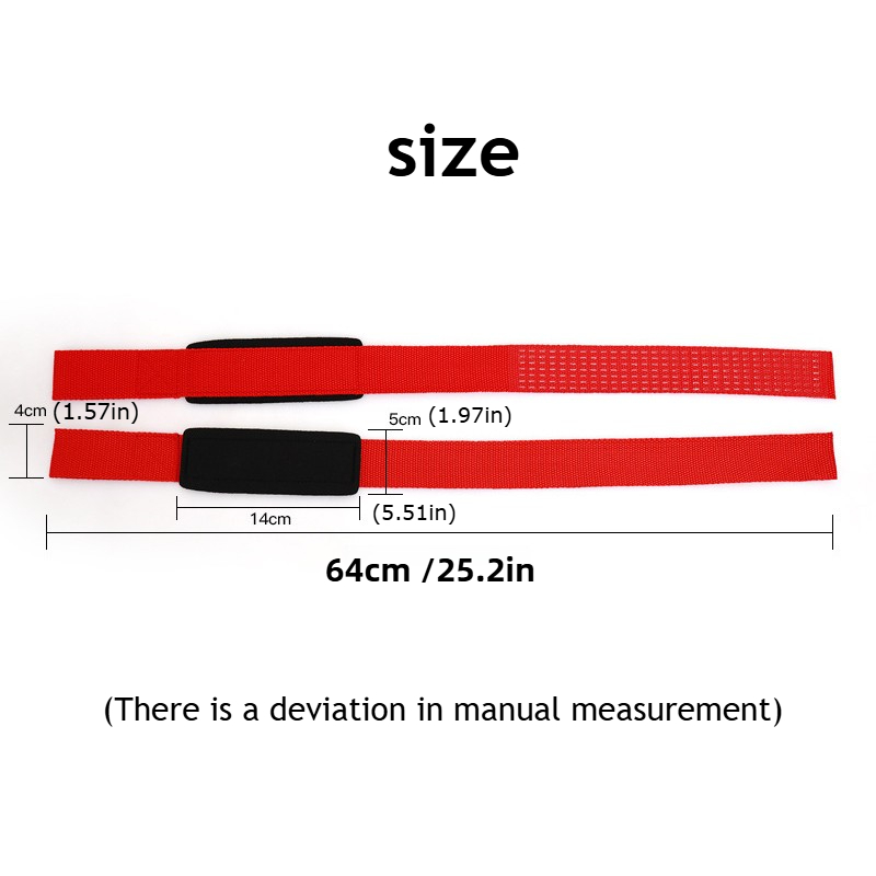 2Pcs Gym Lifting Straps Fitnes - Weightlifting Gloves recension och pris