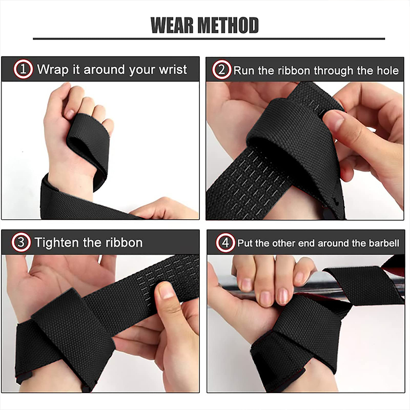 2Pcs Gym Lifting Straps Fitnes - Weightlifting Gloves recension och pris